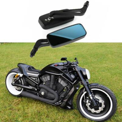 Rechteckige Motorrad-Spiegel für Harley V-Rod Night Rod Street Glide Road Glide