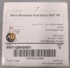 NEW ALLEN BRADLEY 800T-QBH2WD1 White push button - FREE SHIPPING