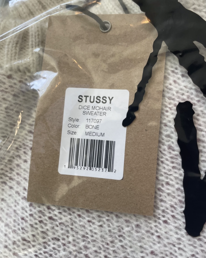 Stussy DICE MOHAIR SWEATER Brushed -F/W 21 | eBay Stussy DICE MOHAIR SWEATER Brushed -F/W 21 | eBay