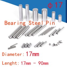  17 17mm Diameter Bearing Steel Pin Cylindrical Solid Dowel Pins 17mm-90mm Long