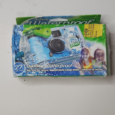 Fujifilm 01201407 Quick Snap Waterproof Disposable Camera w 27 Exposures 09/2024