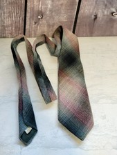Woolcroft Wembley Multi Color Tie Acrylic Wool Polyamide Made In The USA Skinny