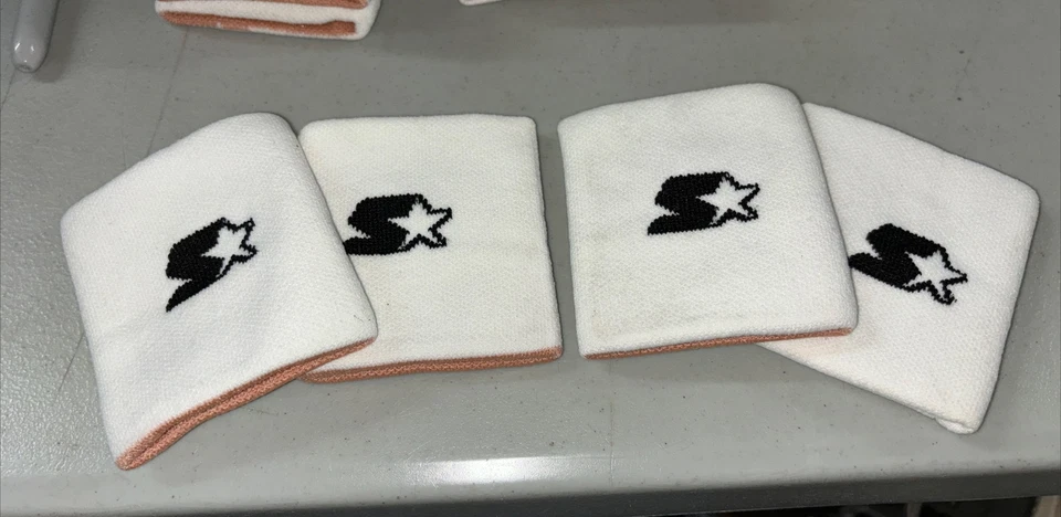 NEW TWO PAIR Starter wristband drymax Cupron Cooper White Performance. AAF - Image 3 of 4