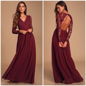 Awaken My Love Burgundy Dress Top 