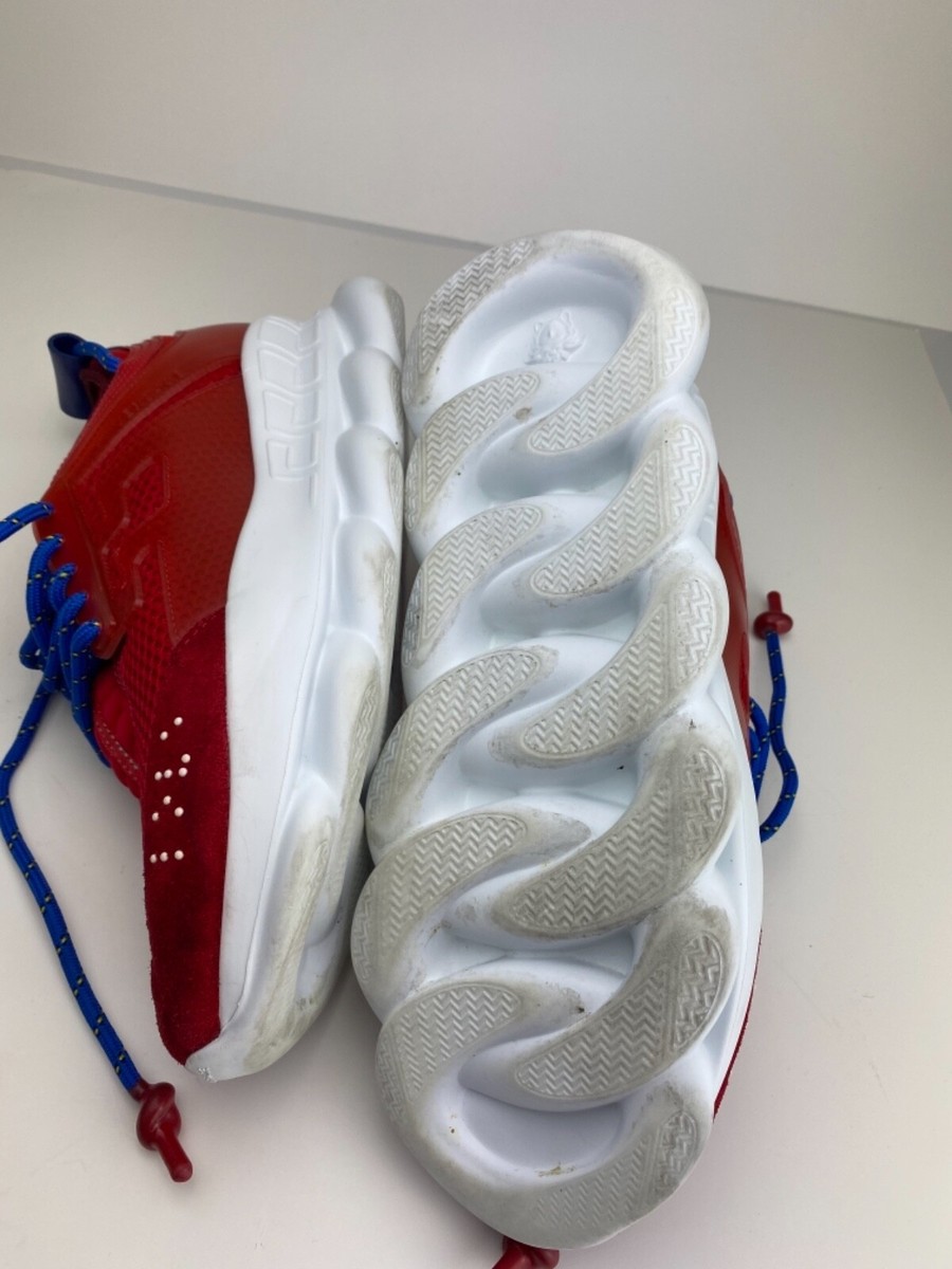 Versace Chain Reaction Red Sneakers | eBay
