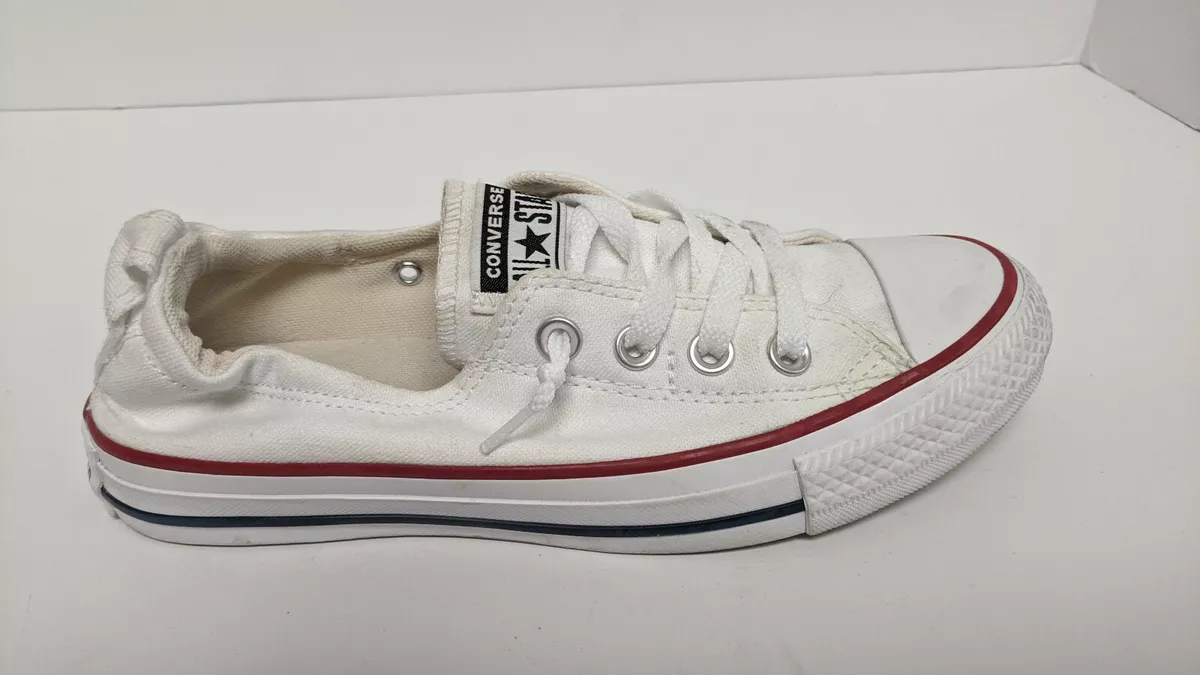 White slip hotsell on converse