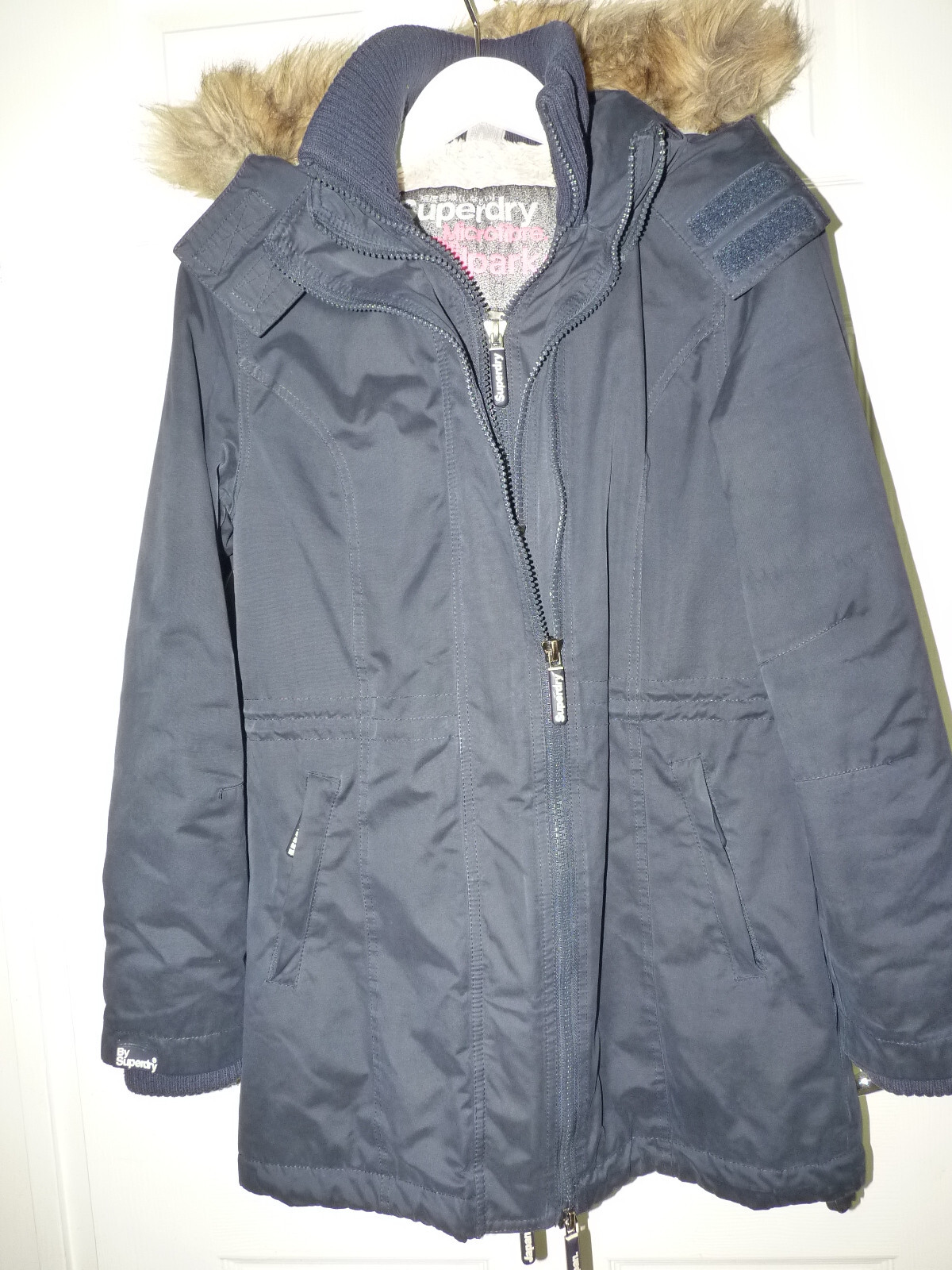 Superdry Parka Microfibre The Windparka Womans size M  jacket coat image 10