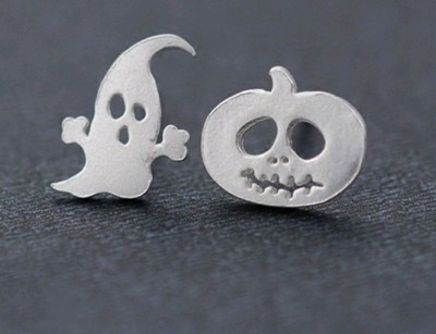 Halloween Kürbis Geist Ohrstecker Charm Schmuck Baumeln Creolen Ohrhänger Geschenk