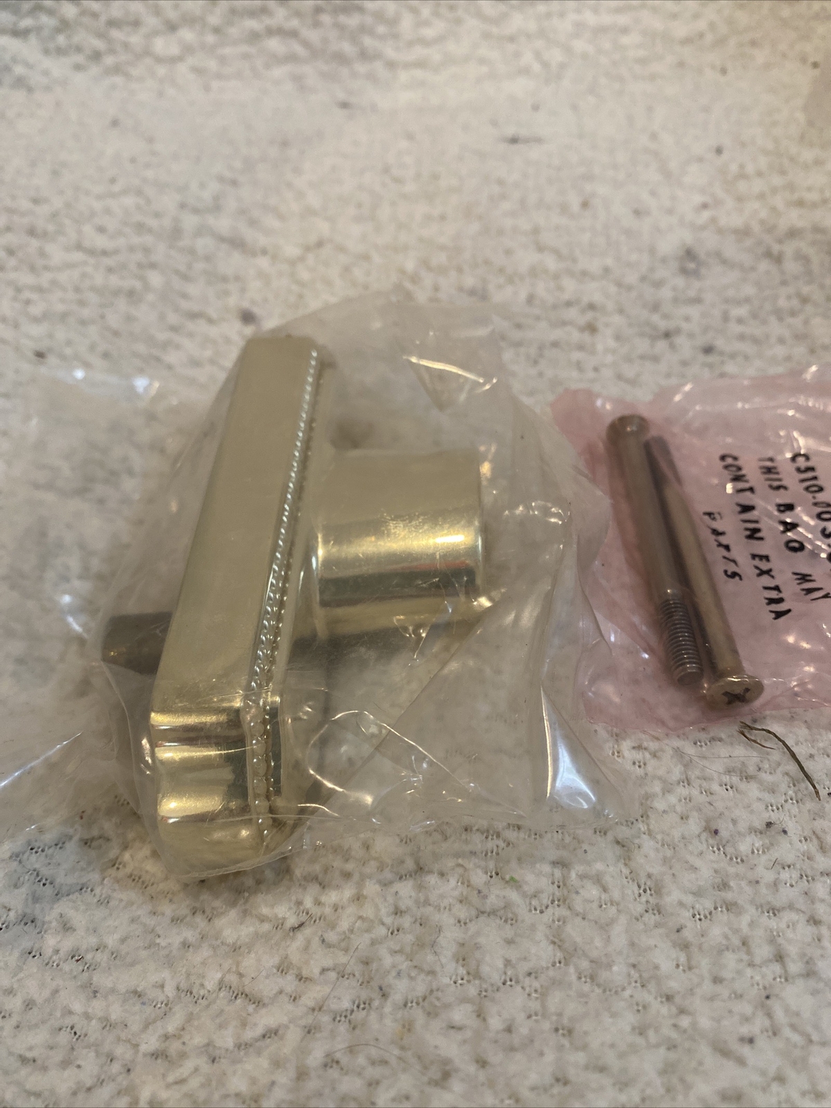 Andersen Exterior Patio Door lock With Keys Whitmore Bright Brass RH