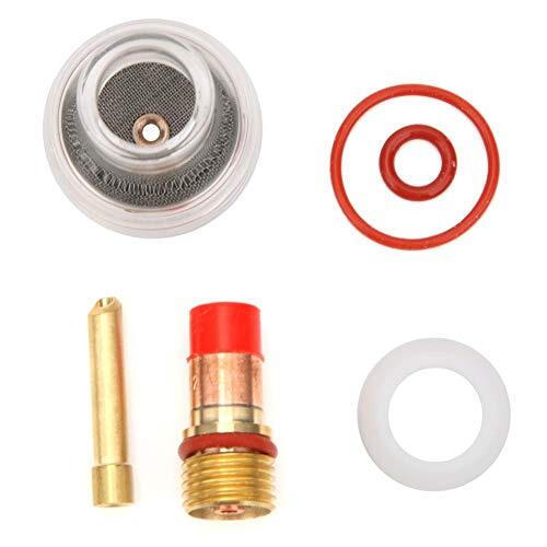 Torcia TIG Gas Lens Collet Body Glass Cup TIG Kit torcia per saldatura (T3H)