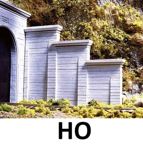 Lados de túnel escalonados de hormigón HO, artículo izquierdo y derecho #CCH-8421 | Zustand: New