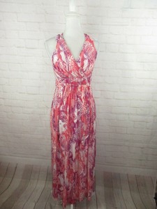 pink and purple maxi dress