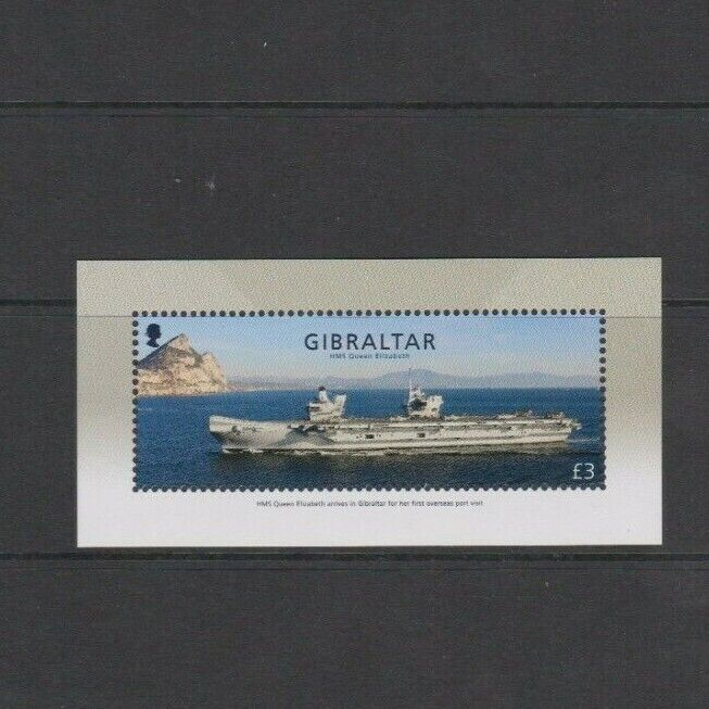 Gibraltar 2018 Ships Visit of HMS Queen Sheet At the price surprise fv £3 Max 83% OFF Elizabeth M