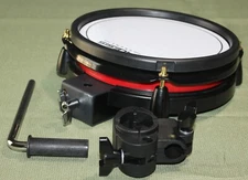 Red Alesis 8" Mesh Drum Pad w/Clamp & L-Bar NEW (Dual-Zone) Command X  Snare