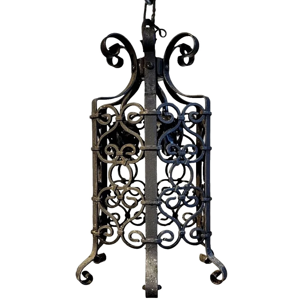 Black Wrought Iron Spanish Architectural & Garden Antiques