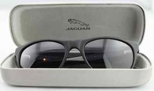 New Jaguar 37110-8840 Matte Black Plastic Frame Gray Tint Lens Sunglasses