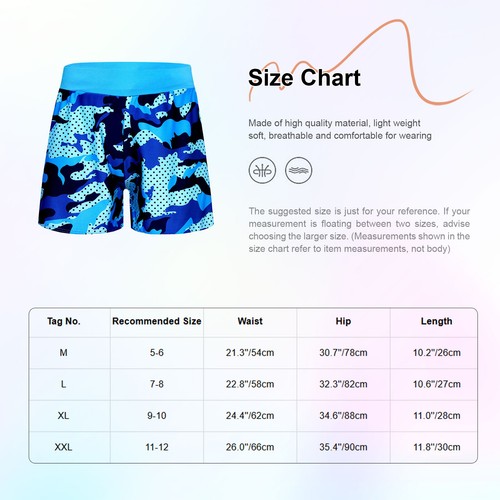 Kids Boys Underpants Holiday Short Pants Jogging Shorts Pool Bottoms Party Gym - Picture 14 of 54