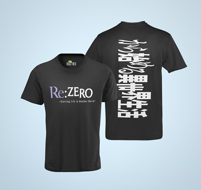 Re:Zero Starting Life in Another World Anime Logo Titel HerrenT-Shirt Herren
