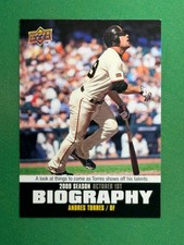 2010 Upper Deck Baseball Season Biography #SB-196 Andres Torres