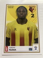 PANINI EFL 2025 - 26  STICKER   JEREMY NGAKIA    WATFORD   #422