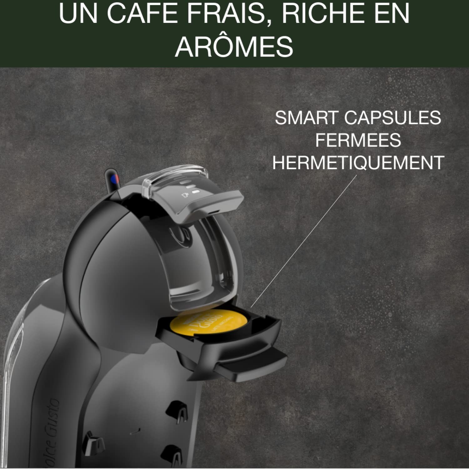 machine café capsules – vue détaillée