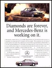 1991 Mercedes Benz 300E Vintage Advertisement Print Art Car Ad J63