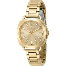 Invicta Wildflower 46346 Ladies 36mm White Dial Quartz Stainless Steel Watch