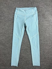 Outdoor Voices Leggings Womens Small Blue Ankle Running Yoga Pants Athletic