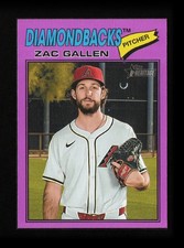 2026 Topps Heritage - Zac Gallen #254 Light Purple Border