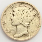 1918 D Mercury Dime VF - Scarce Better Date Silver 10c Very Fine