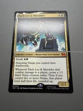 Dark Leo & Shredder M 0142 Teenage Mutant Ninja Turtles MTG TMT REGULAR NM/M