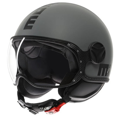 Momodesign Helm Momo FGTR Classic E2206 Grau Matt Schwarz Matt Grey Black