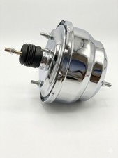 Universal 8 Dual Diaphragm Chrome Power Brake Booster - Enhance Stopping Power