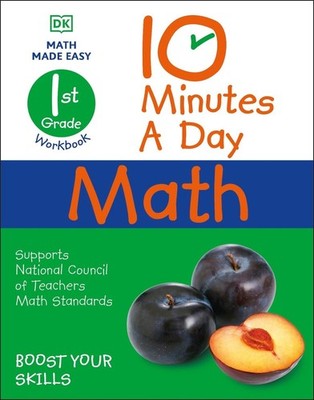 10 Minutes a Day Math, 1st Grade by Carol Vorderman (English) Paperback Book
