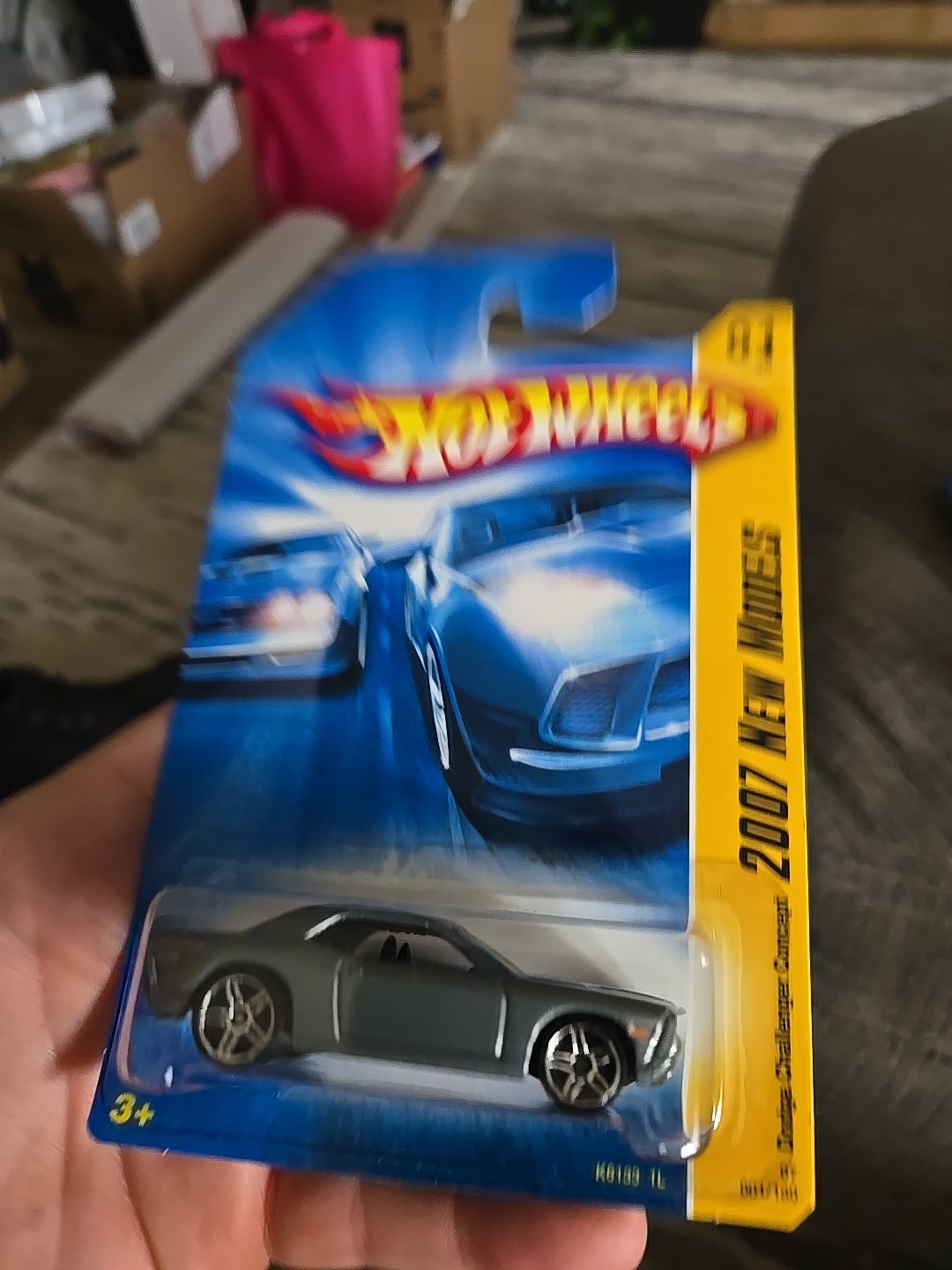 Hot Wheels 2007 New Models Grey Dodge Challenger Concept #1 A2