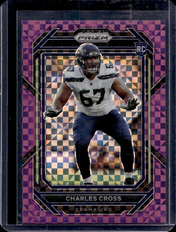 Charles Cross Panini Prizm #368 Purple Power