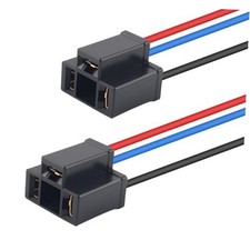 2PCS H4 Female Headlight Socket for Car,18AWG 12V Car Headlight Connector with
