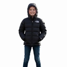 The North Face Youth Reversible Black/Pink Insulated 550 Jacket Sz M 10/12 
