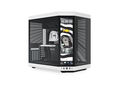 HYTE PC Gehäuse Y70 Infinite mit Touch Schwarz/Weiß