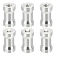 6pcs 1/4" to 1/4" Female to Female Camera Spigot Screws Converter Tripod Adapter