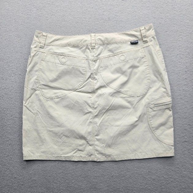 Patagonia Women's Size 6 Beige Skirt Casual Outdoor Zip Pocket thumbnail 10