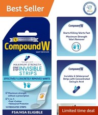 Fast-Acting Maximum Strength Wart Remover Strips, 14 Ct - Effective for All Ages