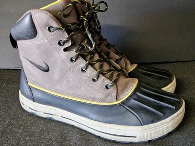Nike ACG Woodside 386469-005  Waterproof Boots Grain Black Sz 10.5 US Good Cond 