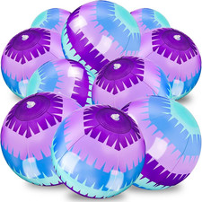 10Pcs Video Game Themed Beach Ball 9" Bulk for Summer Pool and Beach Game Gifts