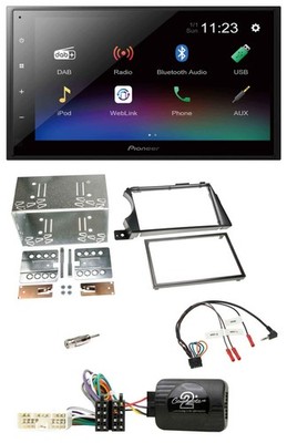 Pioneer USB Bluetooth DAB 2DIN Steering Wheel Car Stereo for SangYong Actyon Kyron 06-1