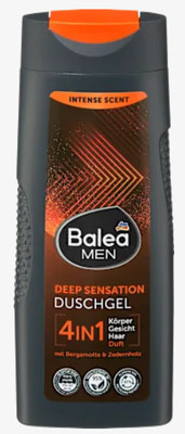 4066447749717 Balea Men Deep Sensation 4 w 1 Żel pod Prysznic 300 ml dm-drogerie