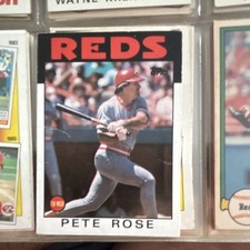 Topps Vintage Base Set Pete Rose #1 Cincinnati Reds MLB Baseball Card