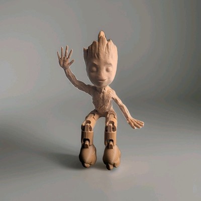 Action Figuren Groot Flexi Gelenk Marvel 3D Druck Sammlung Geschenkidee