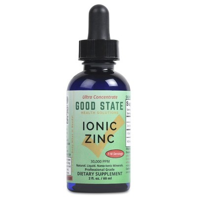 Good State - Ionic Liquid Zinc Ultra Concentrate 2 Fl Oz (Pack of 1), Clear