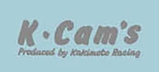 Kakimoto Racing K Cam's Cut-out Letter Sticker Grey 16 x 5cm SG1020